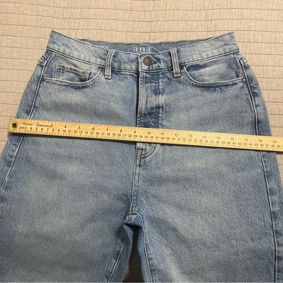 a.n.a. Highest Rise 90's Denim Bermuda 9'' inseam Size 6 - Picture 6 of 11